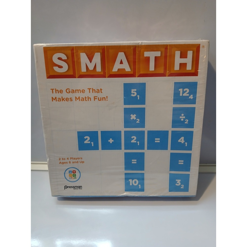 SMATH The Game That Makes Math Fun Educational Board Game for Kids‎ Ages 6+